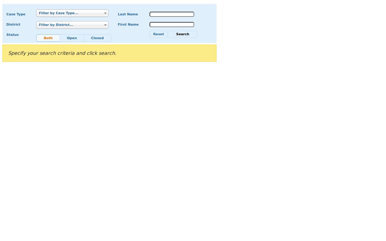 Stratford resident lookup probate case search